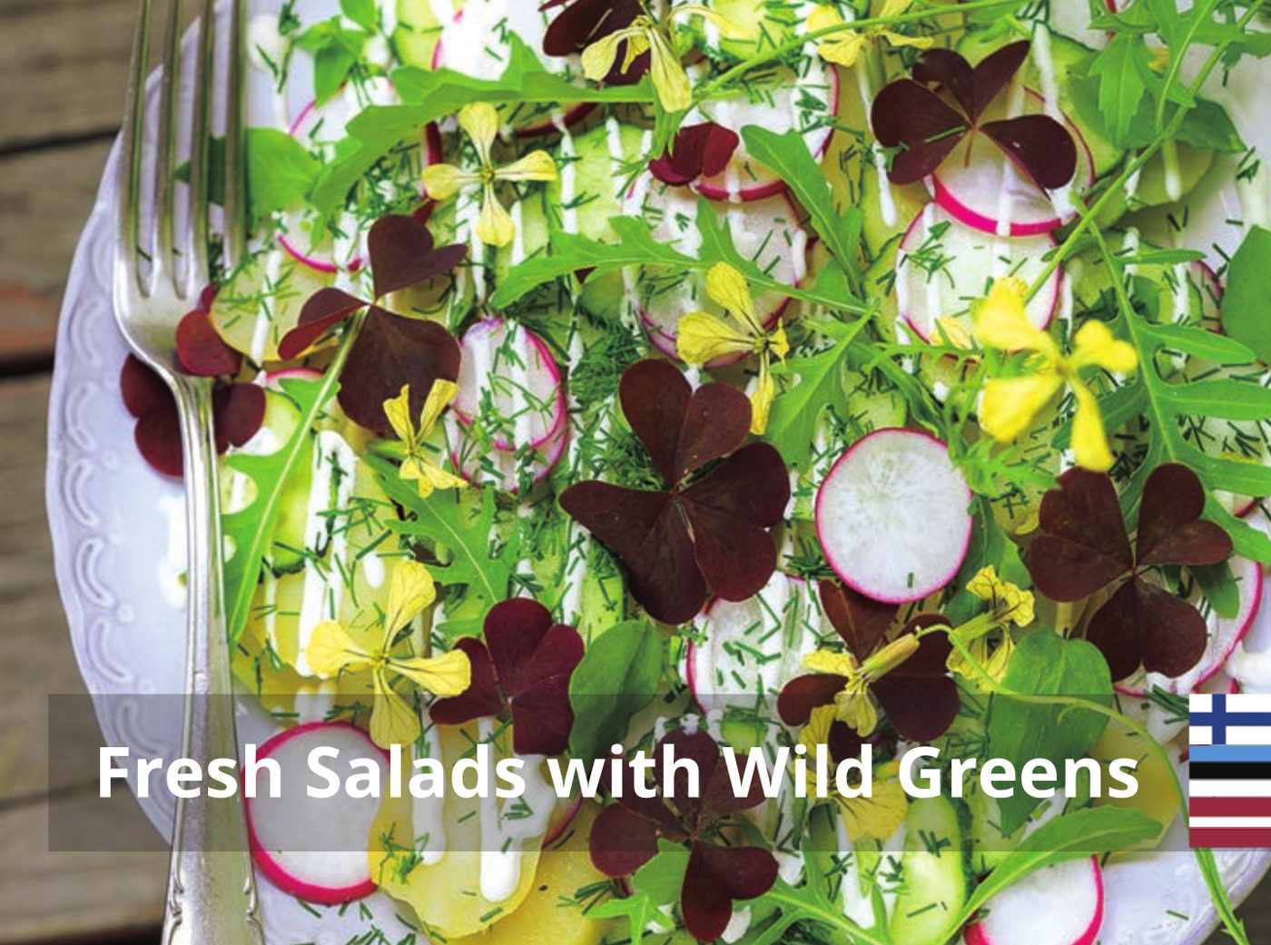 Fresh Salads with Wild Greens